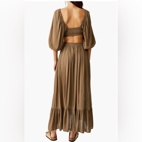 Free People Cross My Heart Cutout Maxi Dress - Picture 4 of 7